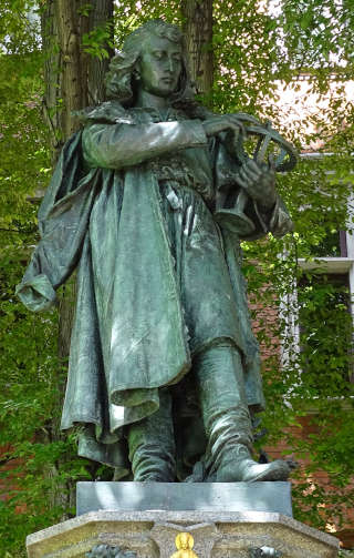 Nicolaus Copernicus Statue near Collegium Novum